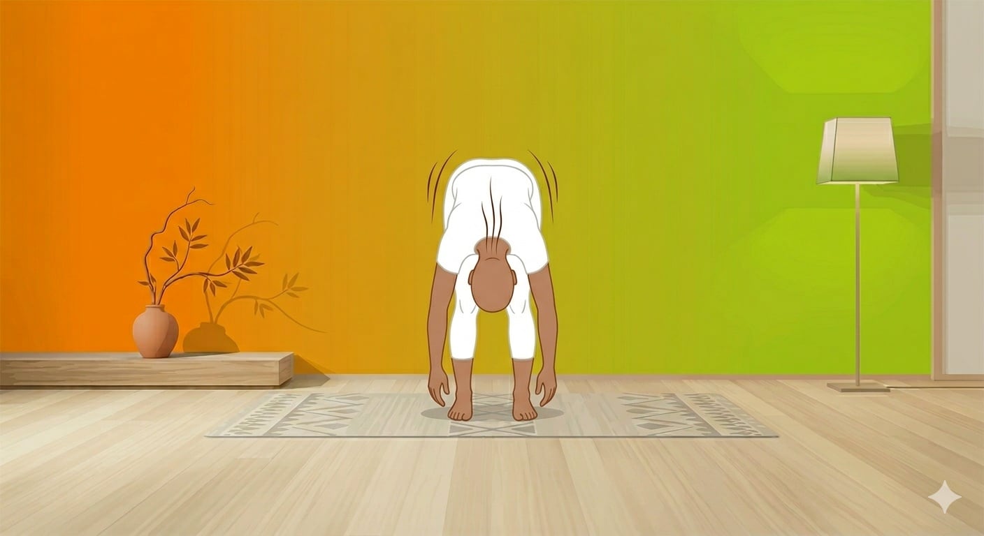 Abaixem el cap i pujem lentament, vèrtebra a vèrtebra